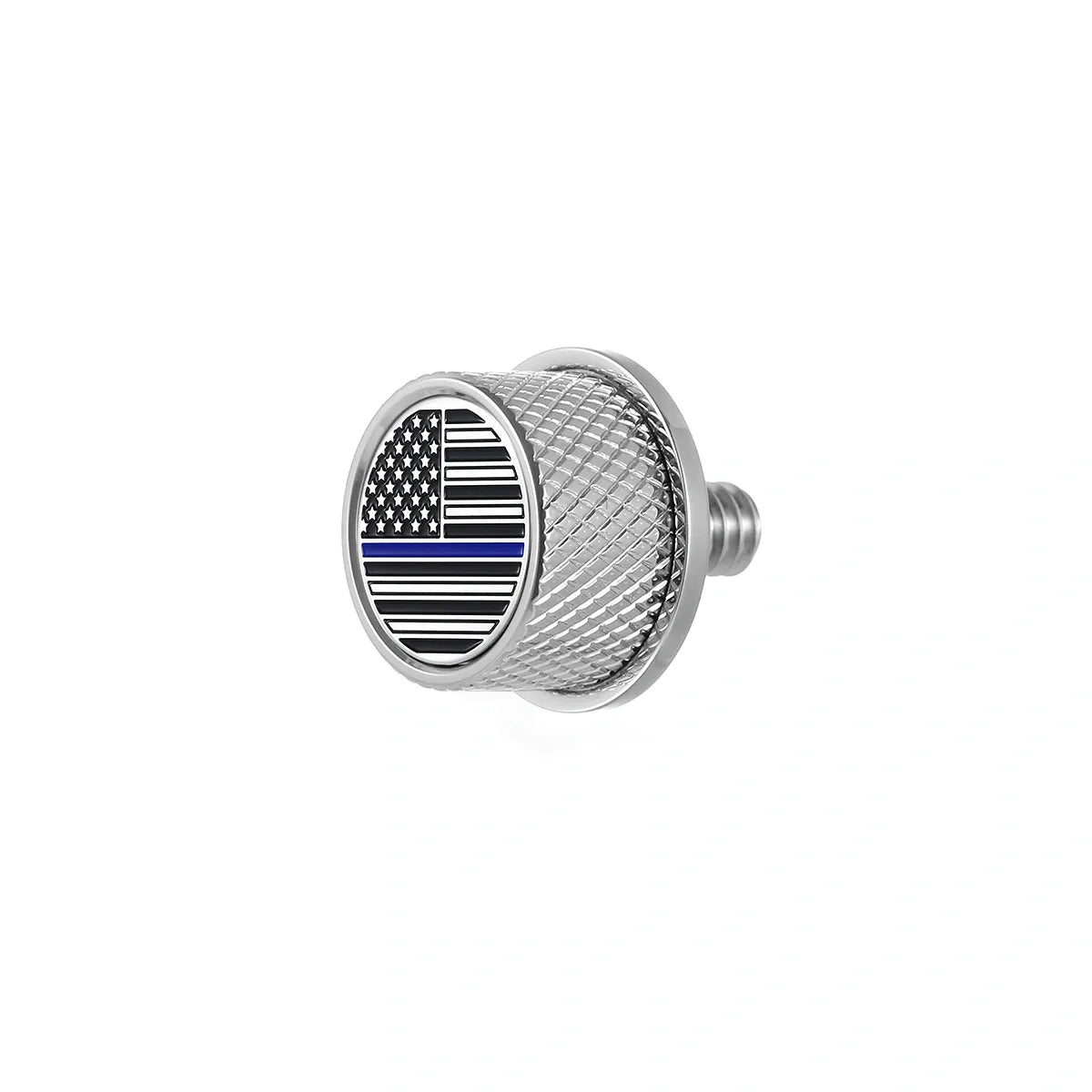 Stainless-Steel Blue Line American Flag Seat Screw