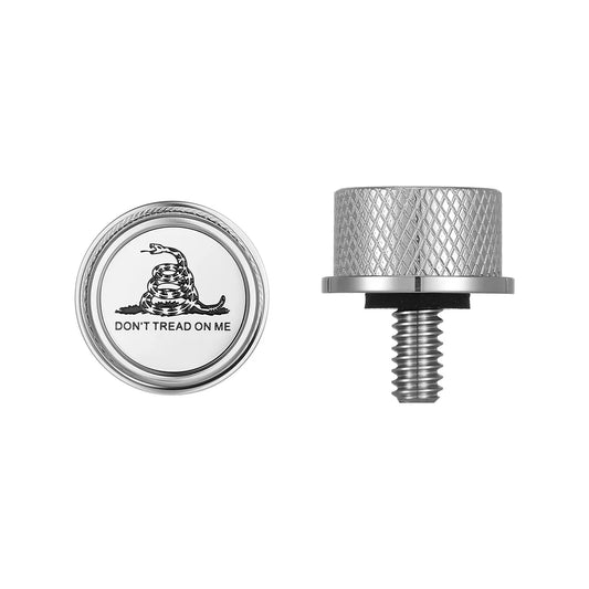 Stainless-Steel Don't Tread on Me Seat Screw