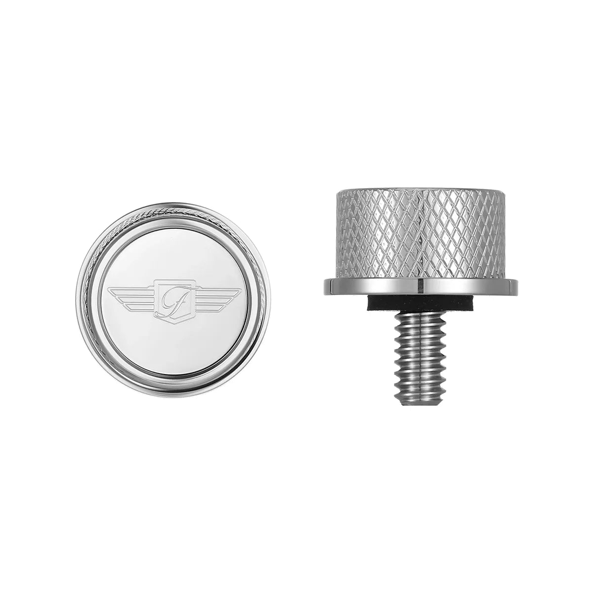 Stainless-Steel Figurati Designs Logo Seat Screw