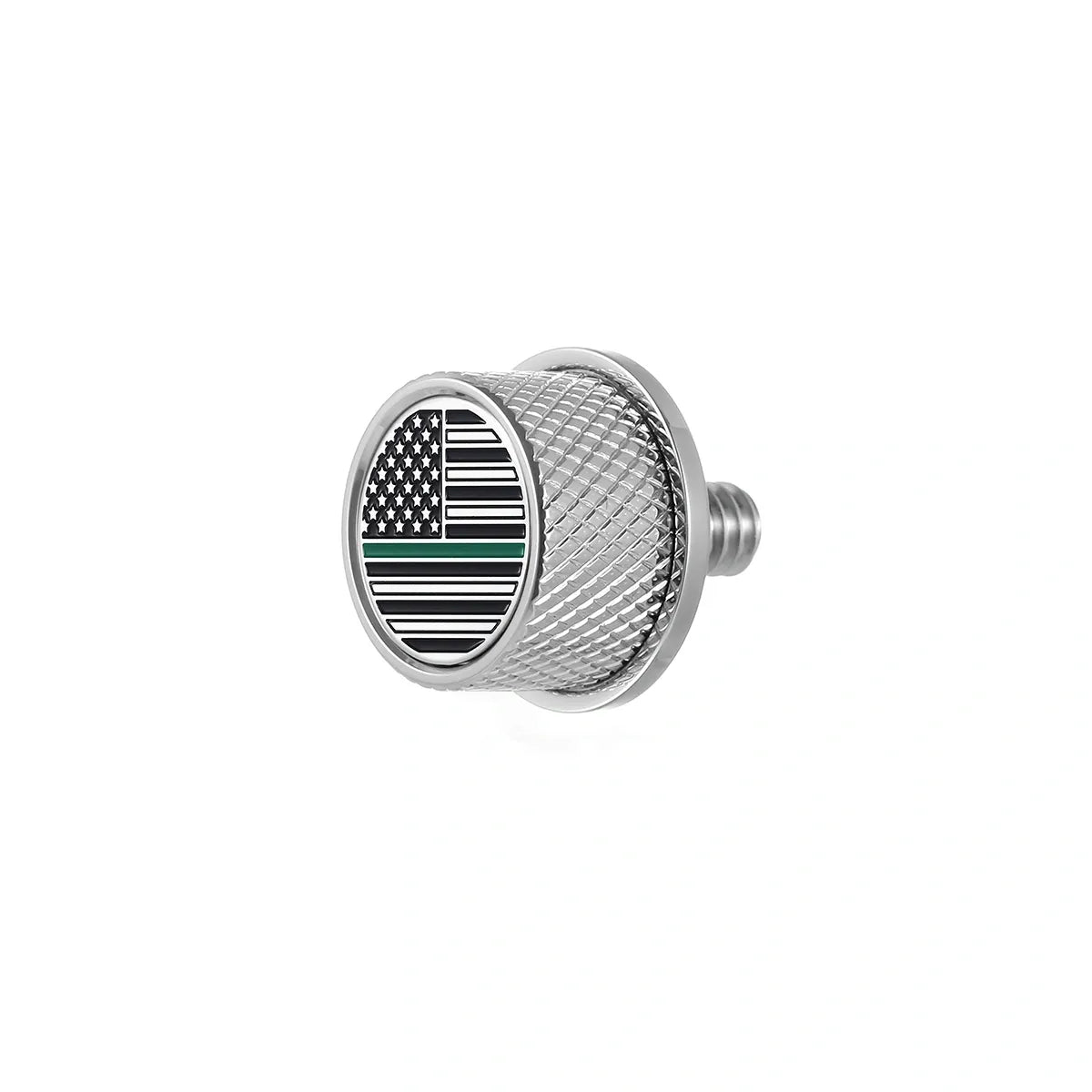 Stainless-Steel Green Line American Flag Seat Screw