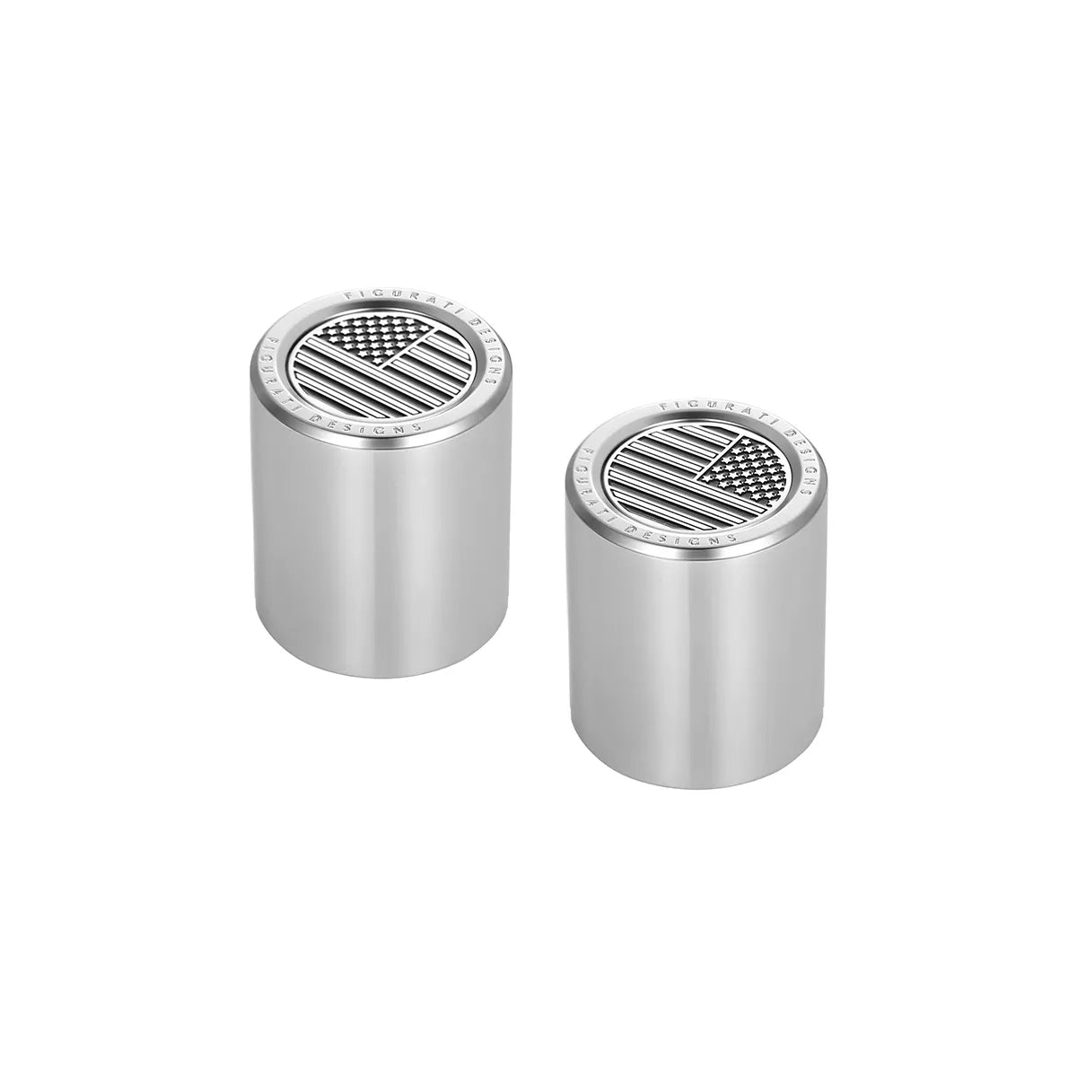 Harley-Davidson Stainless-Steel American Flag Docking Covers