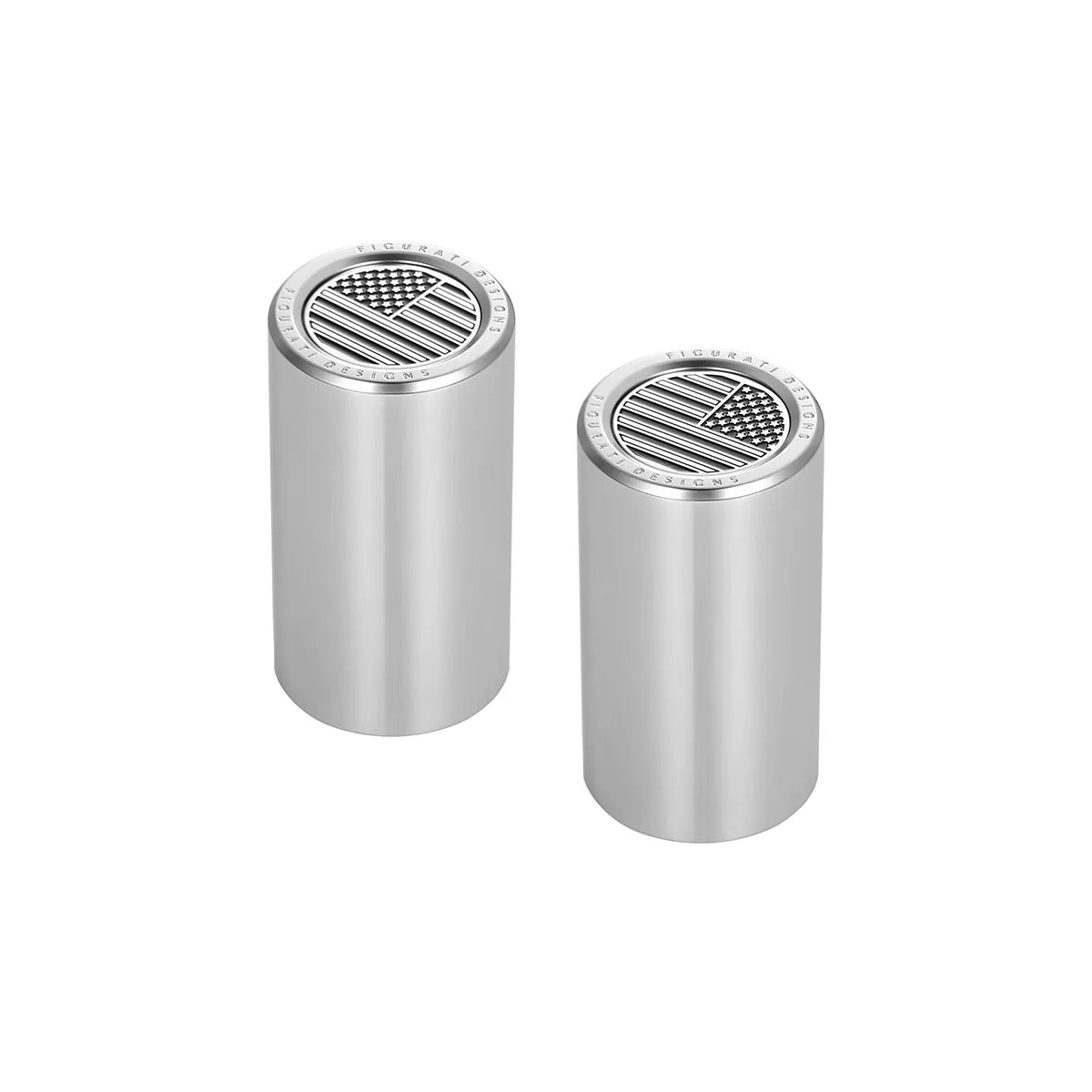 Harley-Davidson Stainless-Steel American Flag Docking Covers