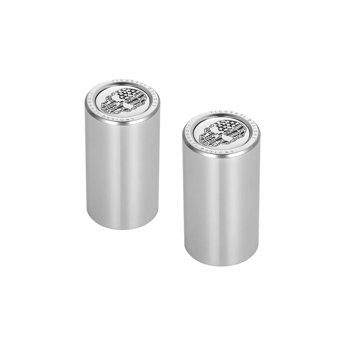 Harley-Davidson Stainless-Steel American Flag Skull Docking Hardware