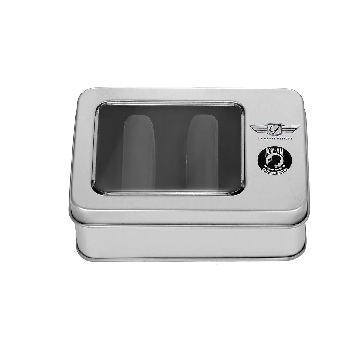 Hardware de acoplamiento Harley-Davidson de acero inoxidable en negro POW MIA