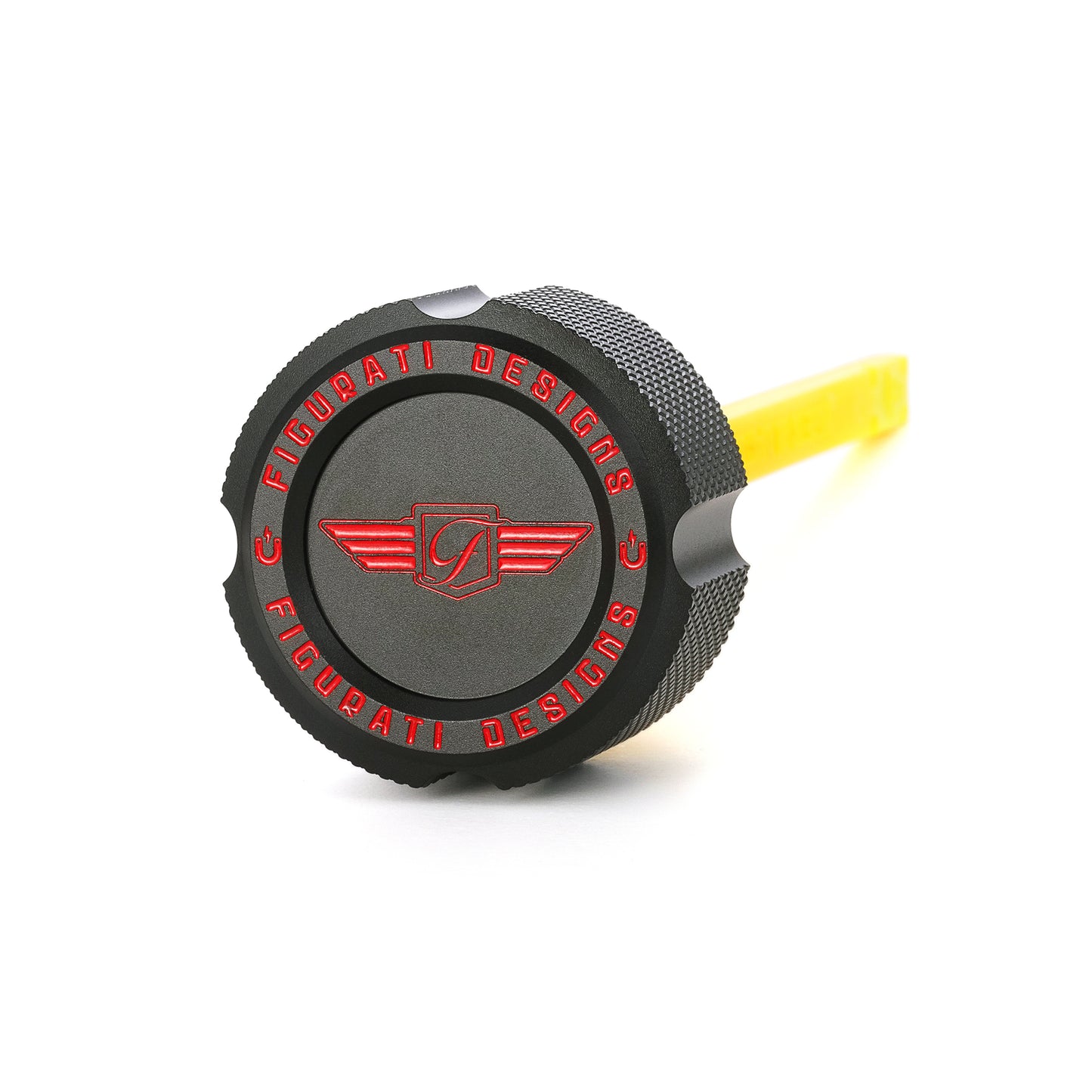 Figurati Designs 5 Year Anniversary Limited Edition Performance Dipstick for Harley-Davidson Touring M8 (2017-2025) - Knurled Black