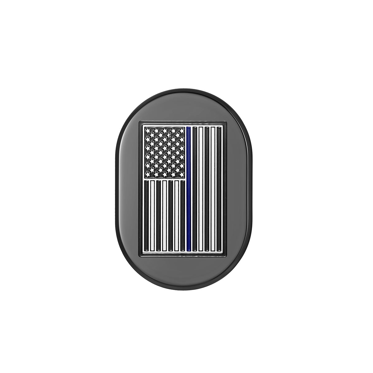 Cubierta de antena delgada negra Harley-Davidson Blue Line