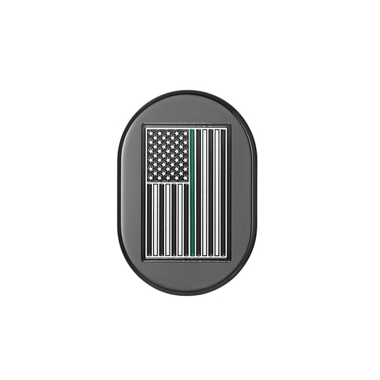 Harley-Davidson Black thin Green Line Antenna Cover