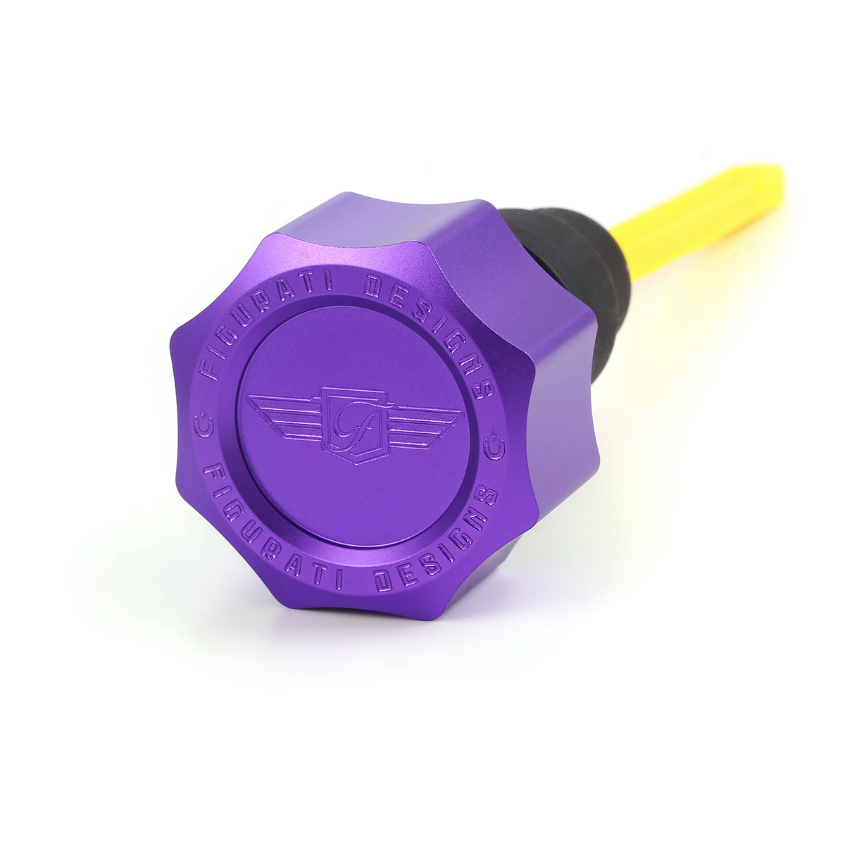 Performance Dipstick for Harley-Davidson Twin Cam (2007-2016) - Curved Purple