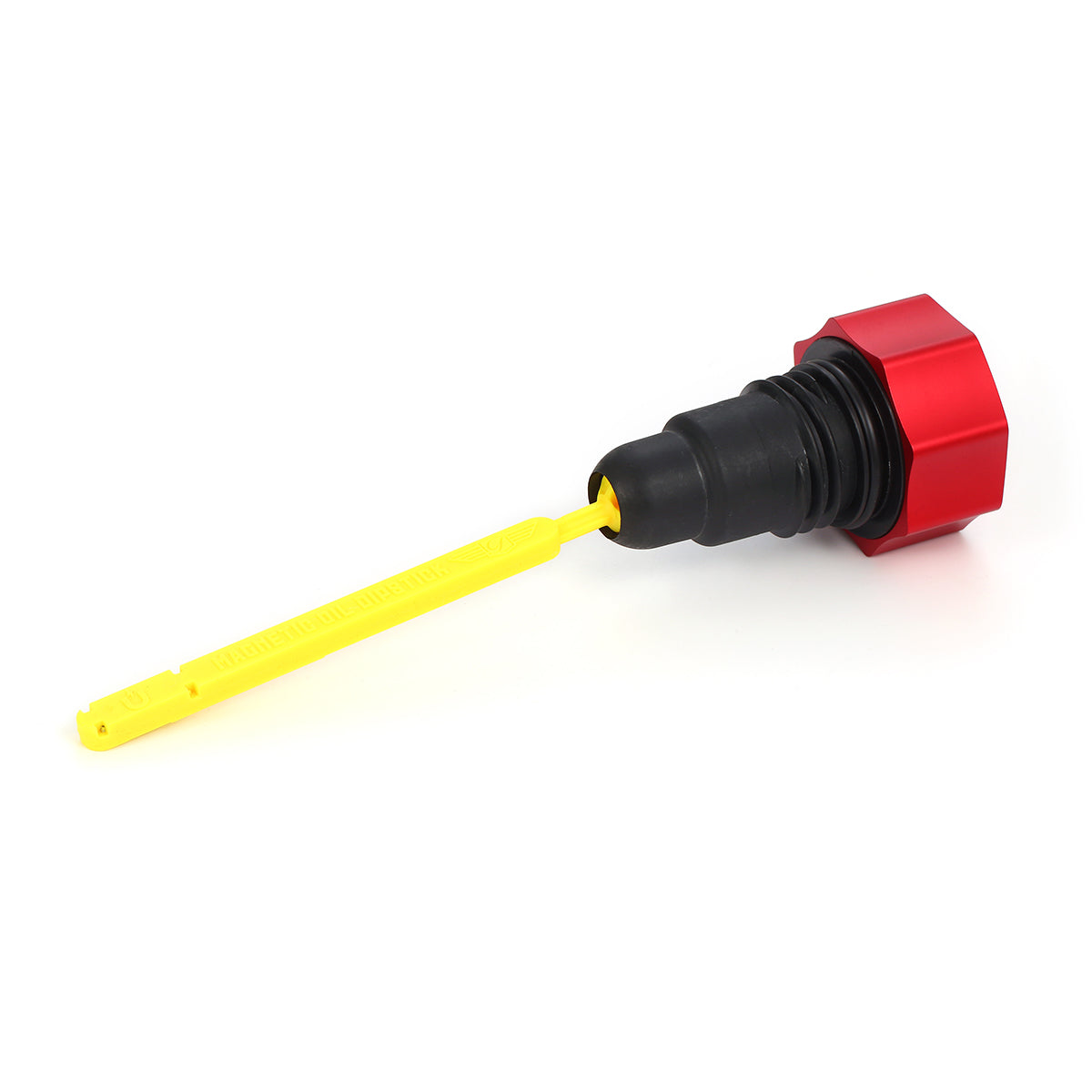Performance Dipstick for Harley-Davidson Twin Cam (2007-2016) - Curved Red