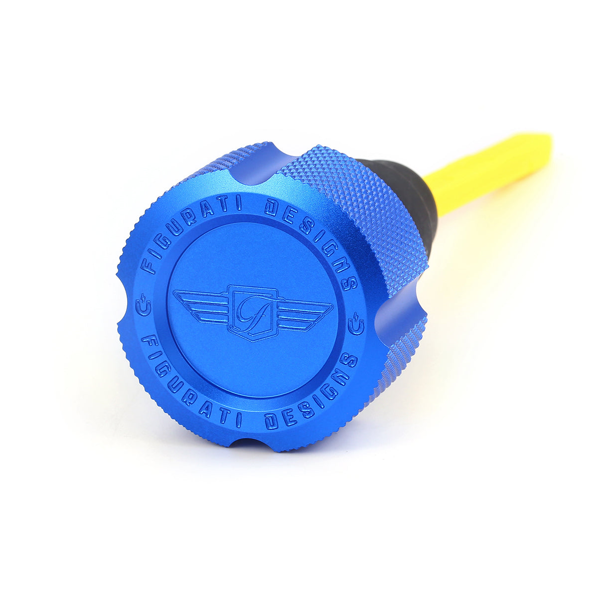 Performance Dipstick for Harley-Davidson Twin Cam (2007-2016) - Knurled Blue