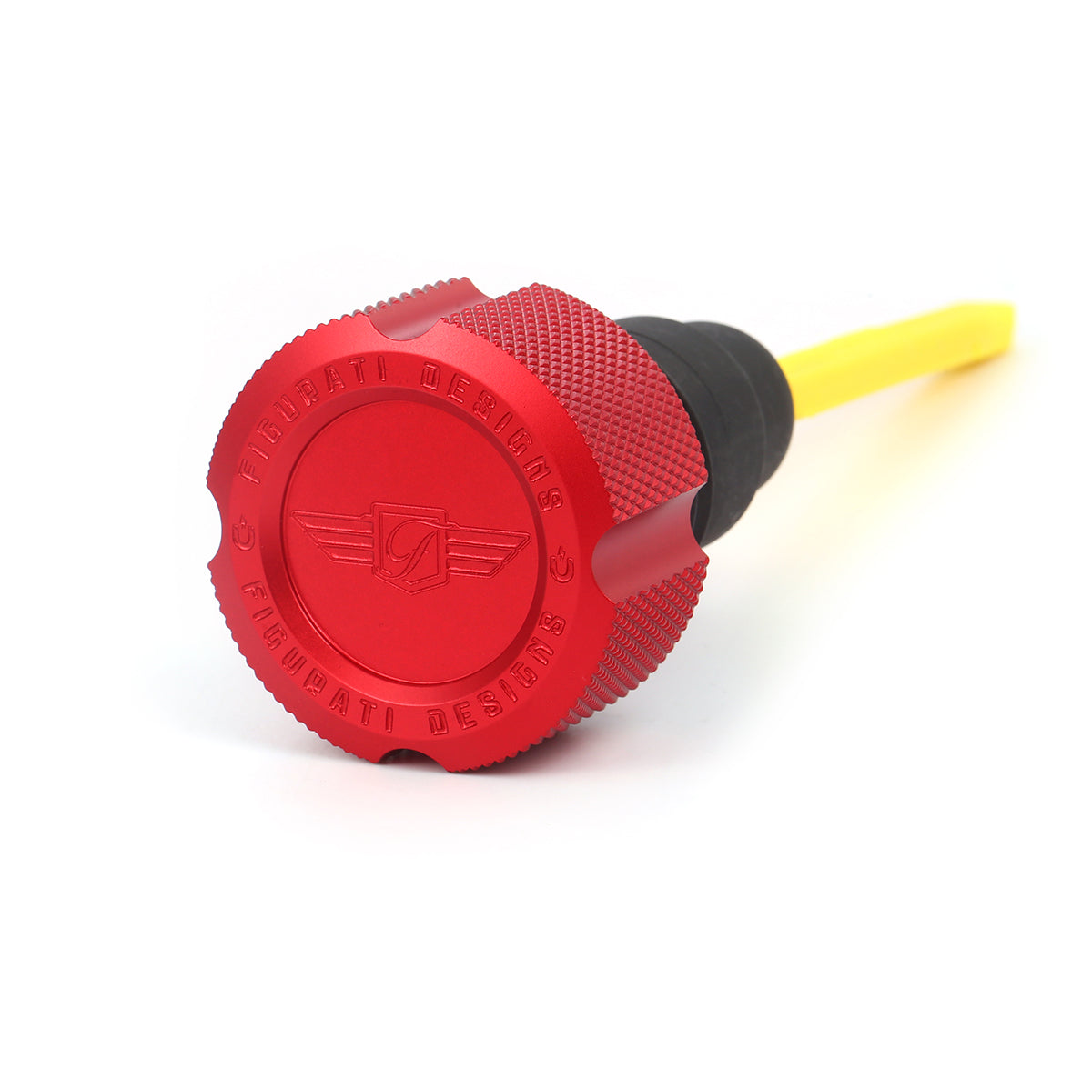 Performance Dipstick for Harley-Davidson Twin Cam (2007-2016) - Knurled Red