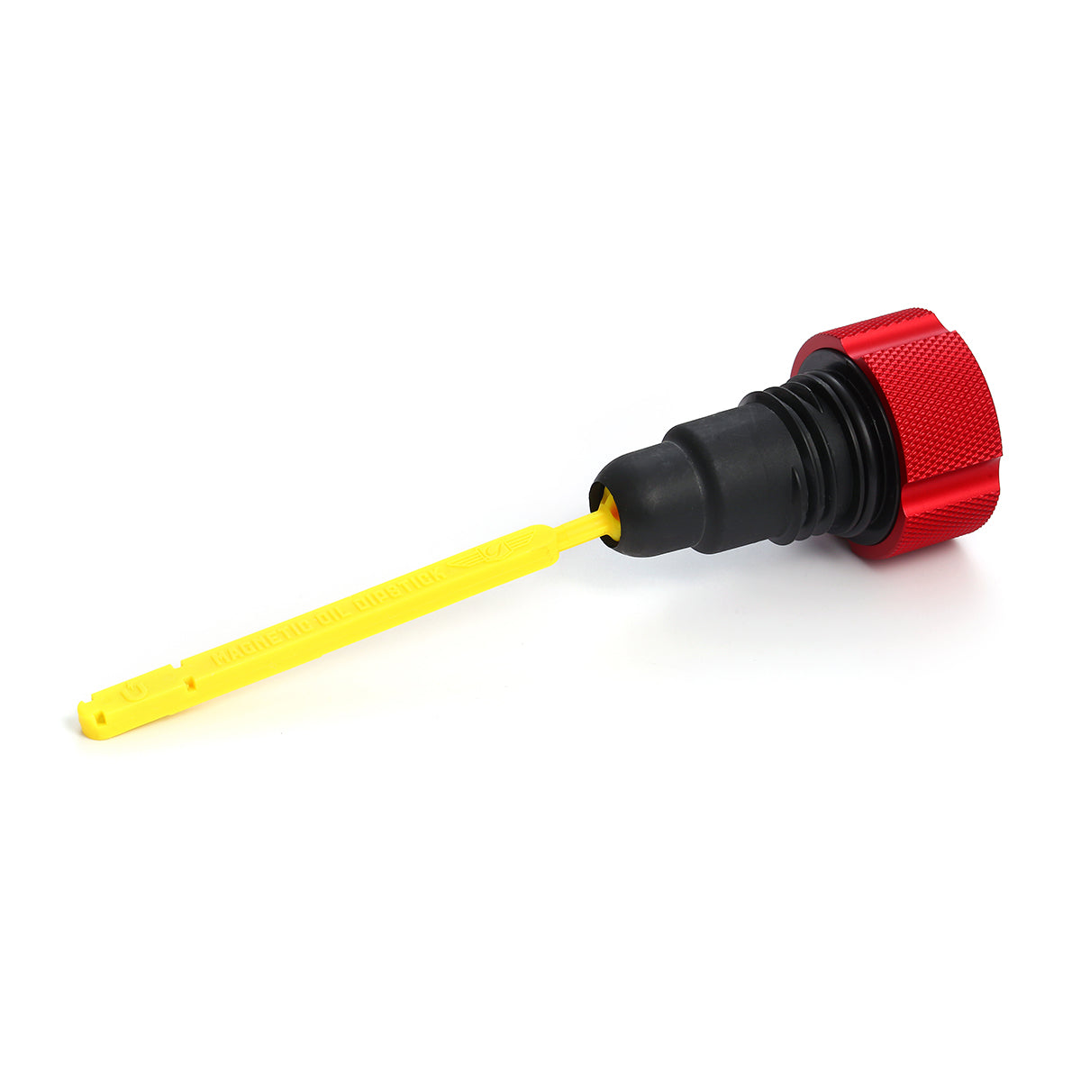 Performance Dipstick for Harley-Davidson Twin Cam (2007-2016) - Knurled Red