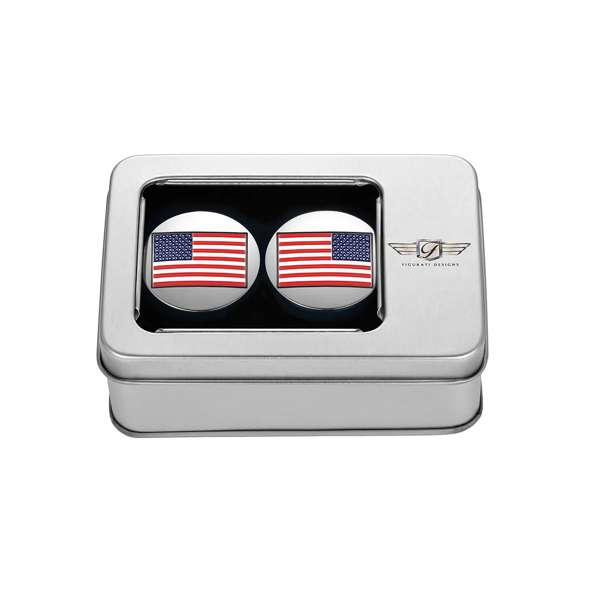 Harley-Davidson Stainless-Steel American Flag Swing Arm Covers - Reversed