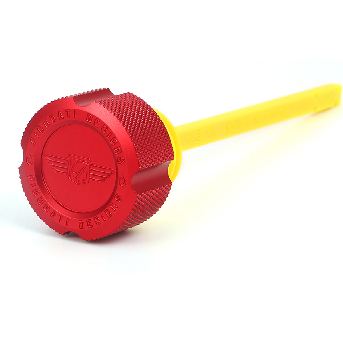 Performance Dipstick for Harley-Davidson Touring M8 (2017-2025) - Knurled Red