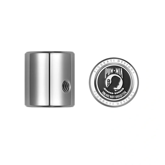Heel Toe Shifter Cover - Stainless-Steel POW MIA