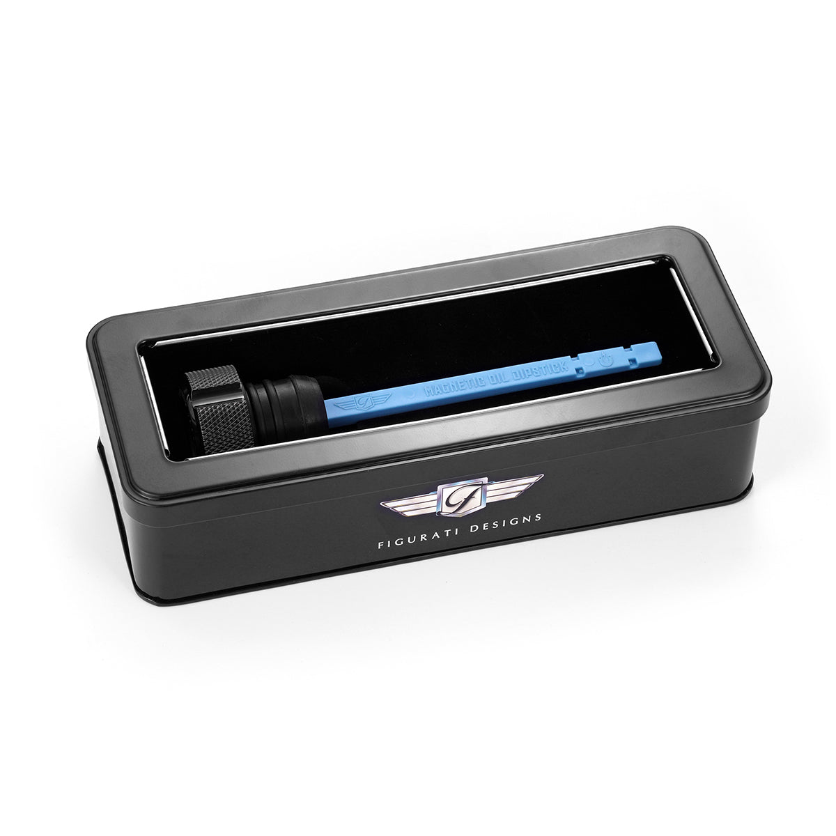 Magnetic Dipstick for Harley-Davidson FXR (1982-1994) - Knurled Black