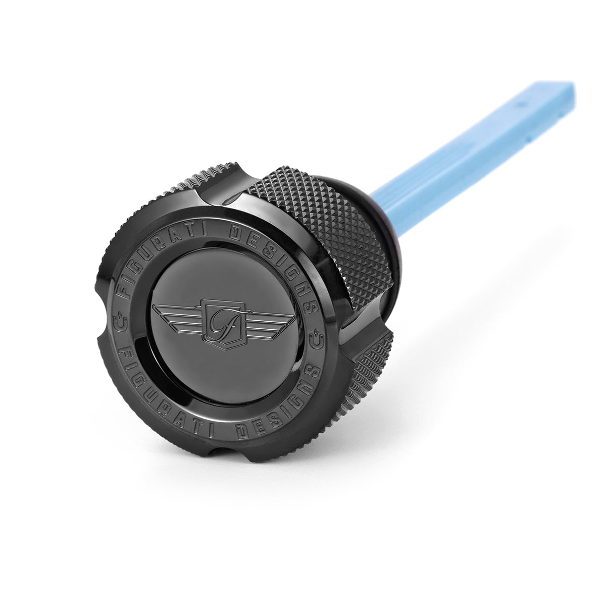 Magnetic Dipstick for Harley-Davidson FXR (1982-1994) - Knurled Black