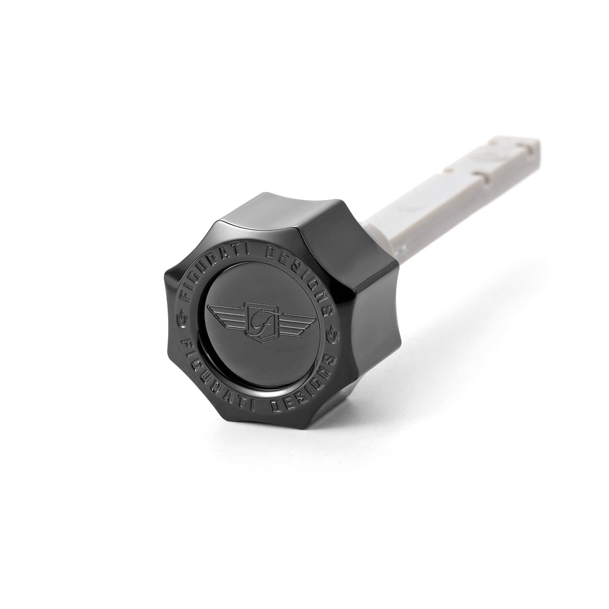 Magnetic Transmission Dipstick for Harley-Davidson M8 (2017-2025) - Curved Black