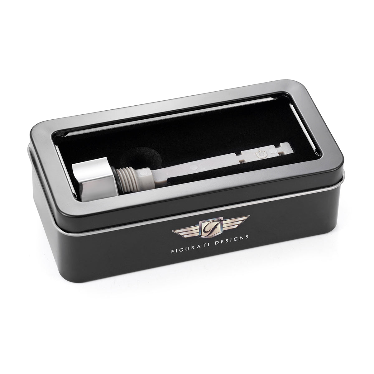 Magnetic Transmission Dipstick for Harley-Davidson All Models - Curved Silver