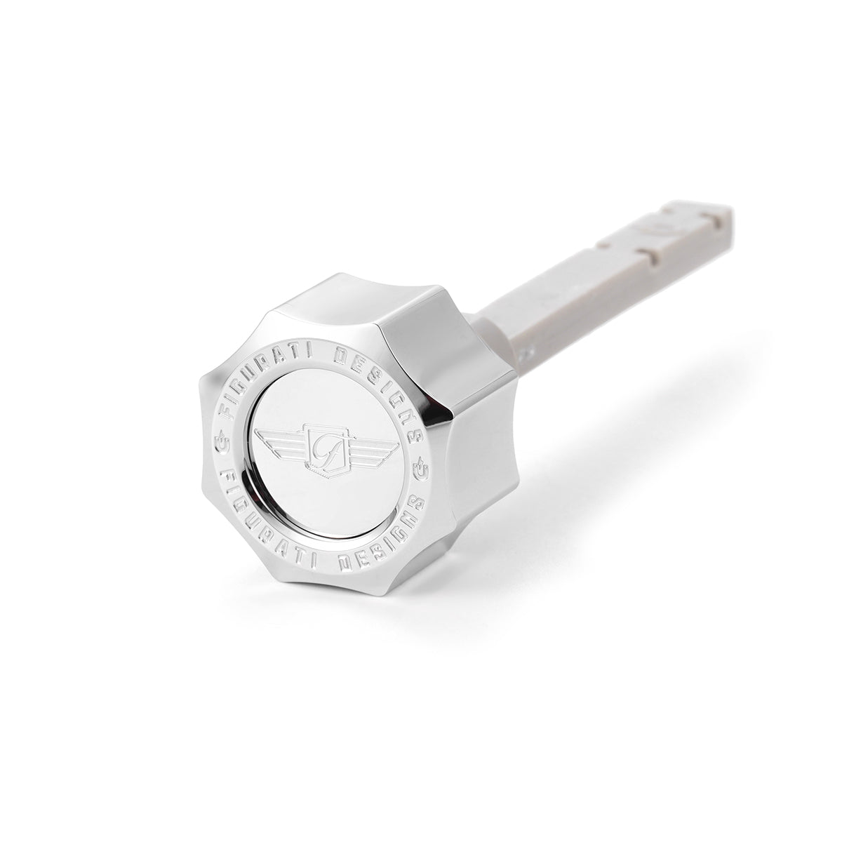 Magnetic Transmission Dipstick for Harley-Davidson All Models - Curved Silver