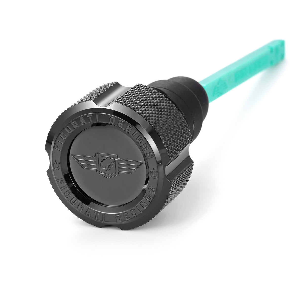 Magnetic Dipstick for Harley-Davidson Dyna (2006-2017) - Knurled Black