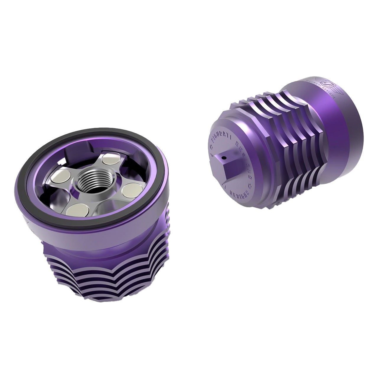 Performance Magnetic Oil Filter for Harley-Davidson All Models (1982-2025) - Purple