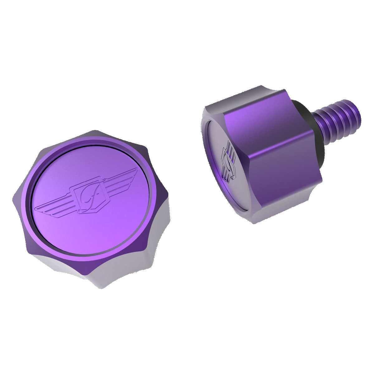 Performance Seat Screw - Curved Purple