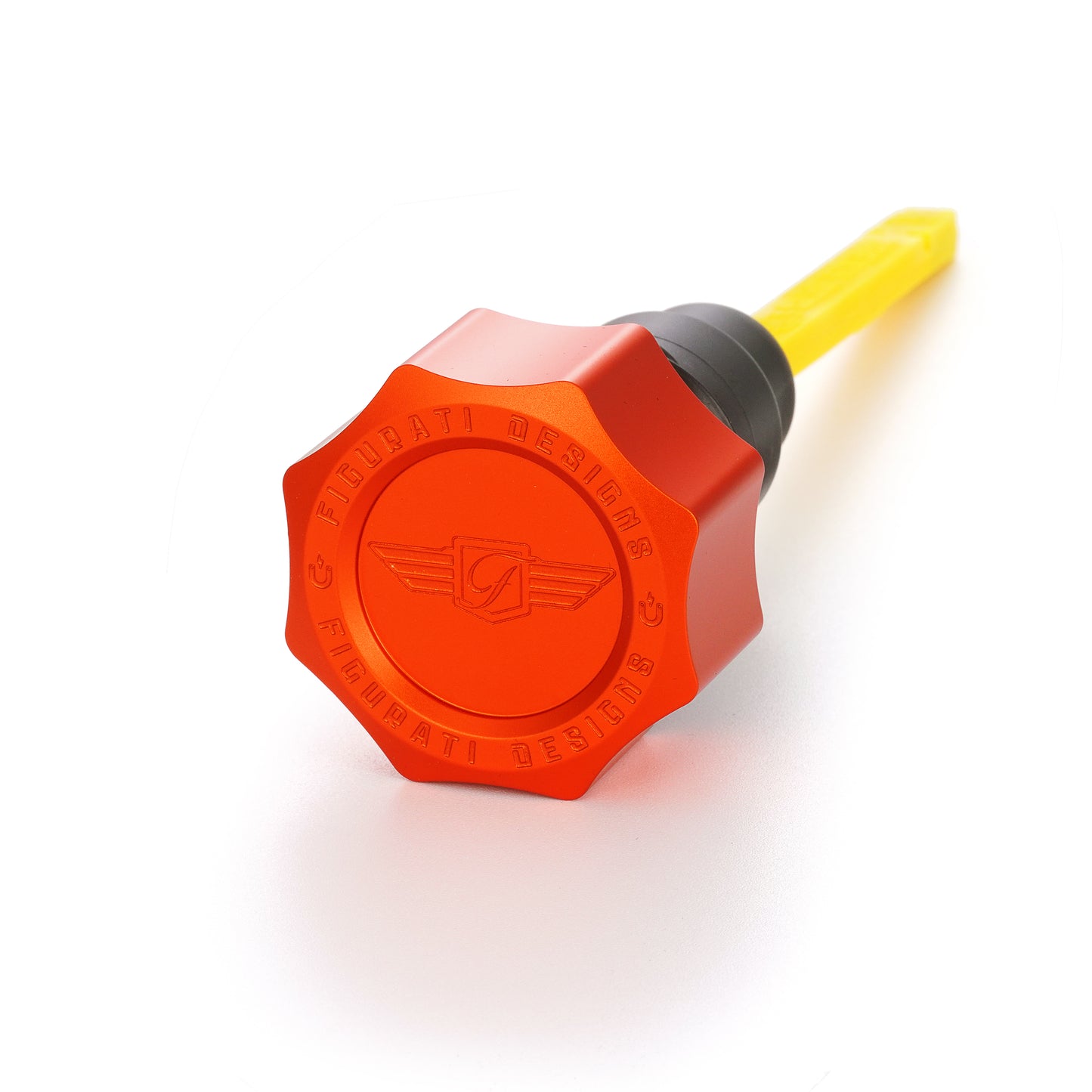 Performance Dipstick for Harley-Davidson Twin Cam (2007-2016) - Curved Orange