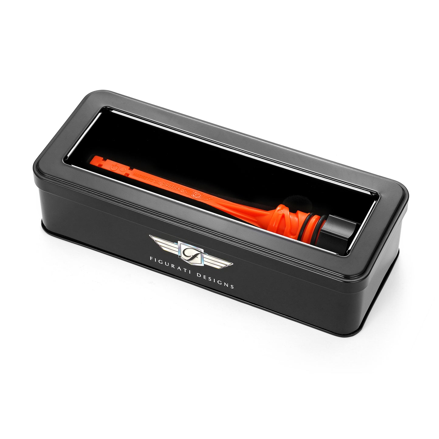 Performance Magnetic Dipstick for Harley-Davidson M8 Softail (2018-2025) - Curved Black