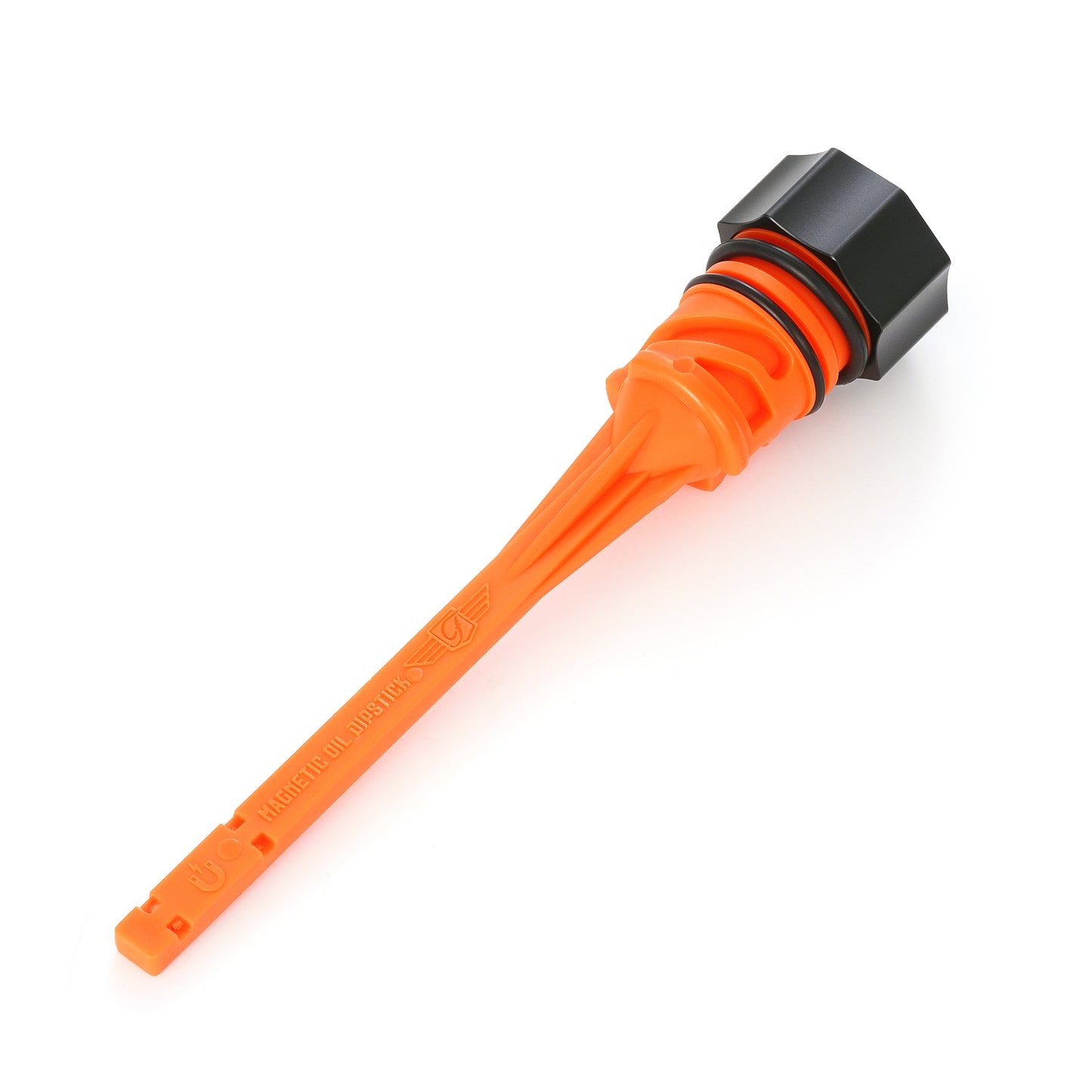 Performance Magnetic Dipstick for Harley-Davidson M8 Softail (2018-2025) - Curved Black