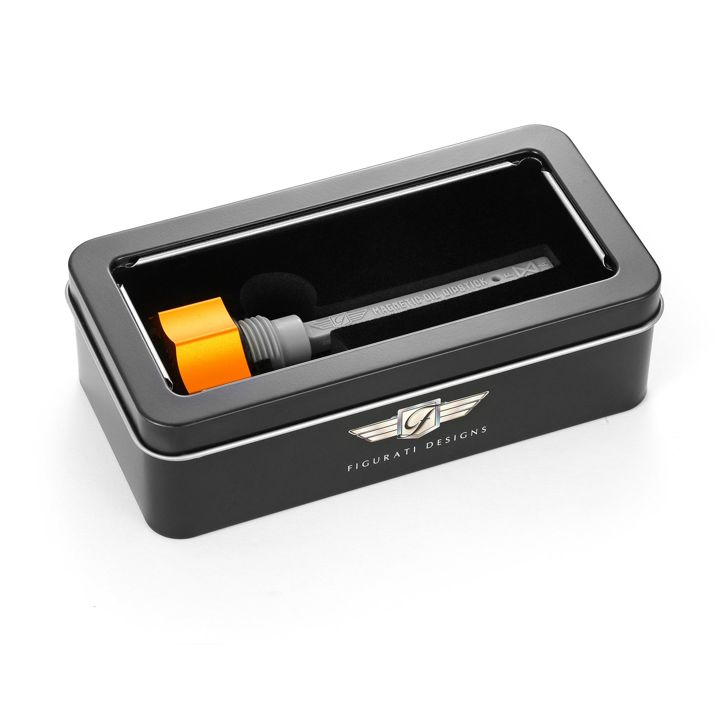 Performance Magnetic Transmission Dipstick for Harley-Davidson M8 (2017-2025) - Curved Gold