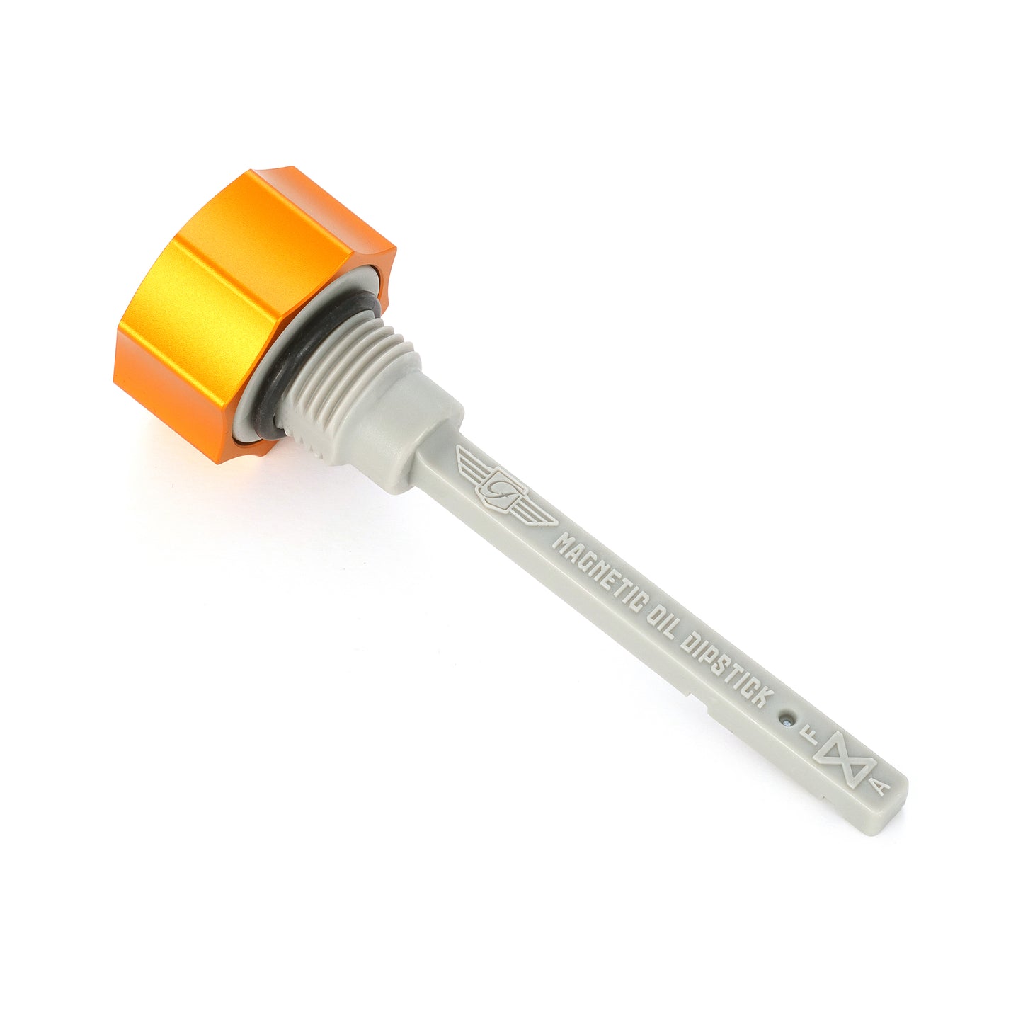 Performance Magnetic Transmission Dipstick for Harley-Davidson M8 (2017-2025) - Curved Gold