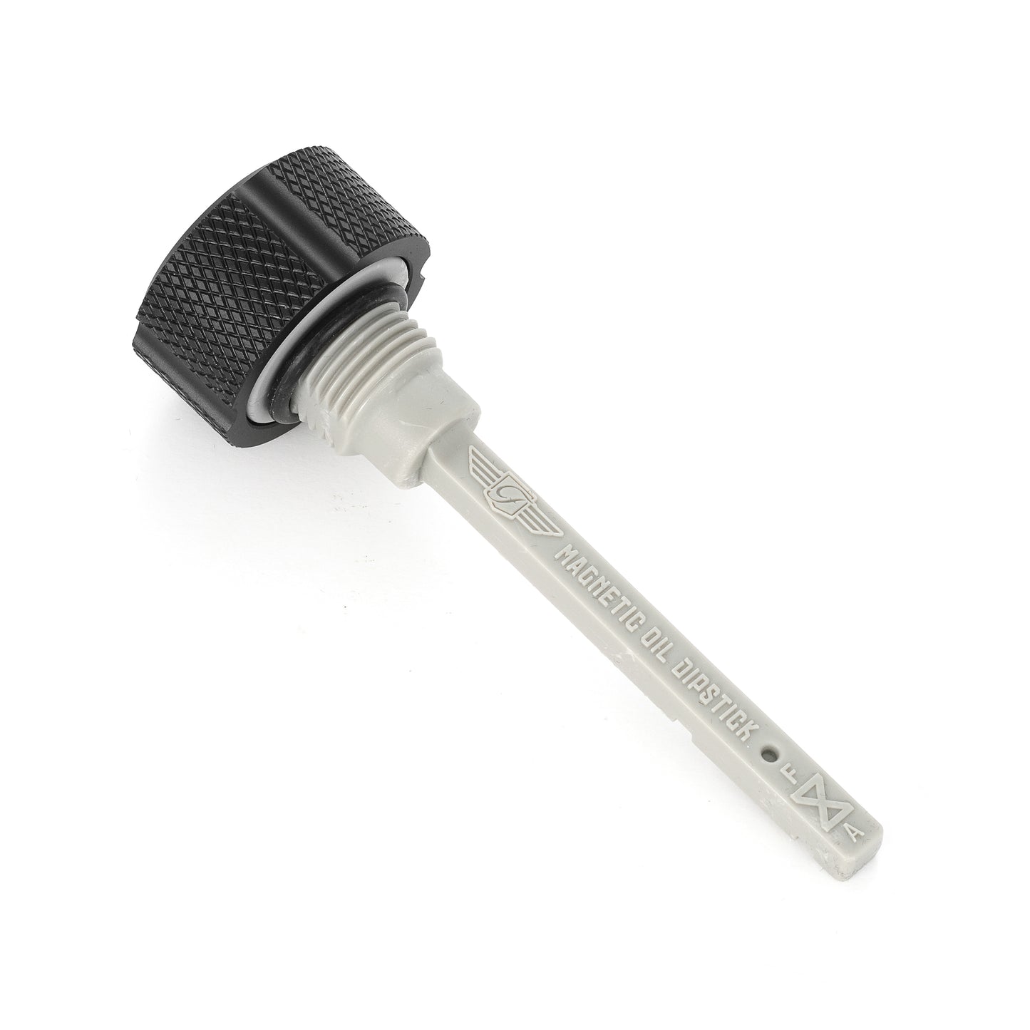 Performance Magnetic Transmission Dipstick for Harley-Davidson M8 (2017-2025) - Knurled Black