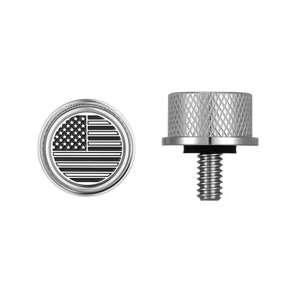 Custom Stainless-Steel American Flag Seat Screw