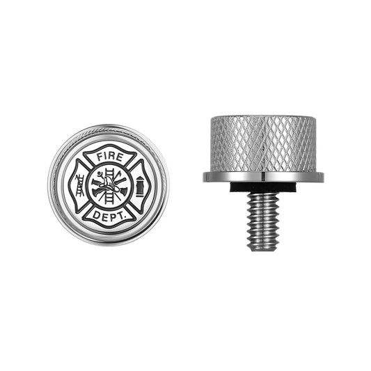 Custom Stainless-Steel Maltese Cross - FIRE Seat Screw