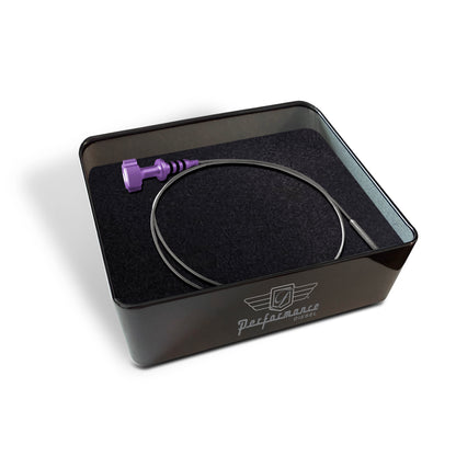 Performance Magnetic Engine Oil Dipstick for RAM 6.7L Cummins Turbo Diesel I6 - Knurled Purple