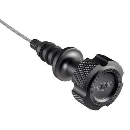 Performance Magnetic Engine Oil Dipstick for RAM 6.7L Cummins Turbo Diesel I6 - Knurled Black
