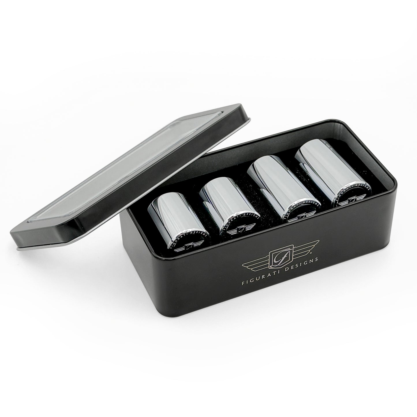 Figurati Designs Docking Cover Set for Harley-Davidson - Stainless-Steel