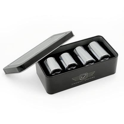 Figurati Designs Docking Cover Set for Harley-Davidson - Stainless-Steel