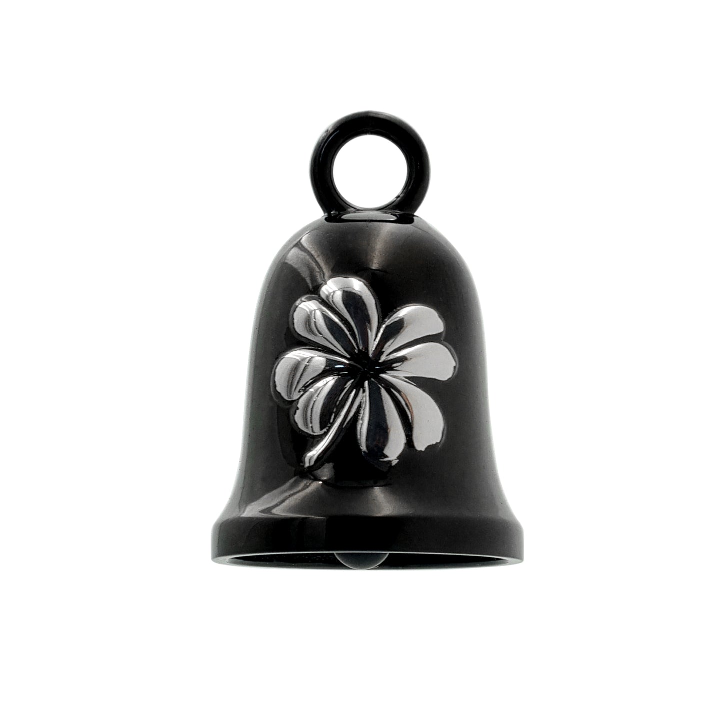 Guardian Bell with Hardware - Patron Saint of Motorcyclist - Black