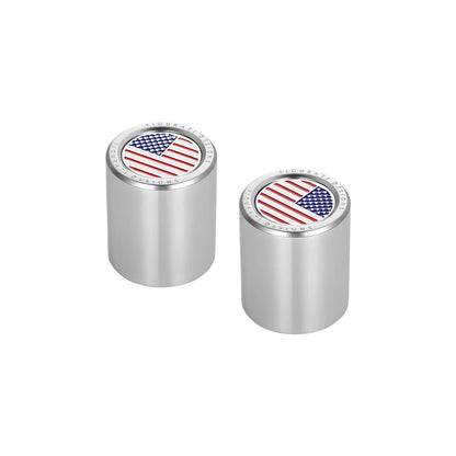 Harley-Davidson Stainless-Steel Red White & Blue American Flag Docking Covers