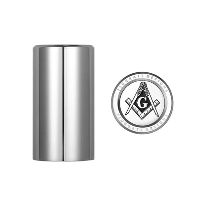 Harley-Davidson Stainless-Steel Masonic Emblem Docking Hardware