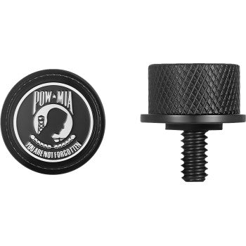 Stainless-Steel POW Seat Screw in Black