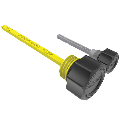 Performance Magnetic Dipstick Kit for Harley-Davidson M8 (2017-2025) - Curved Black