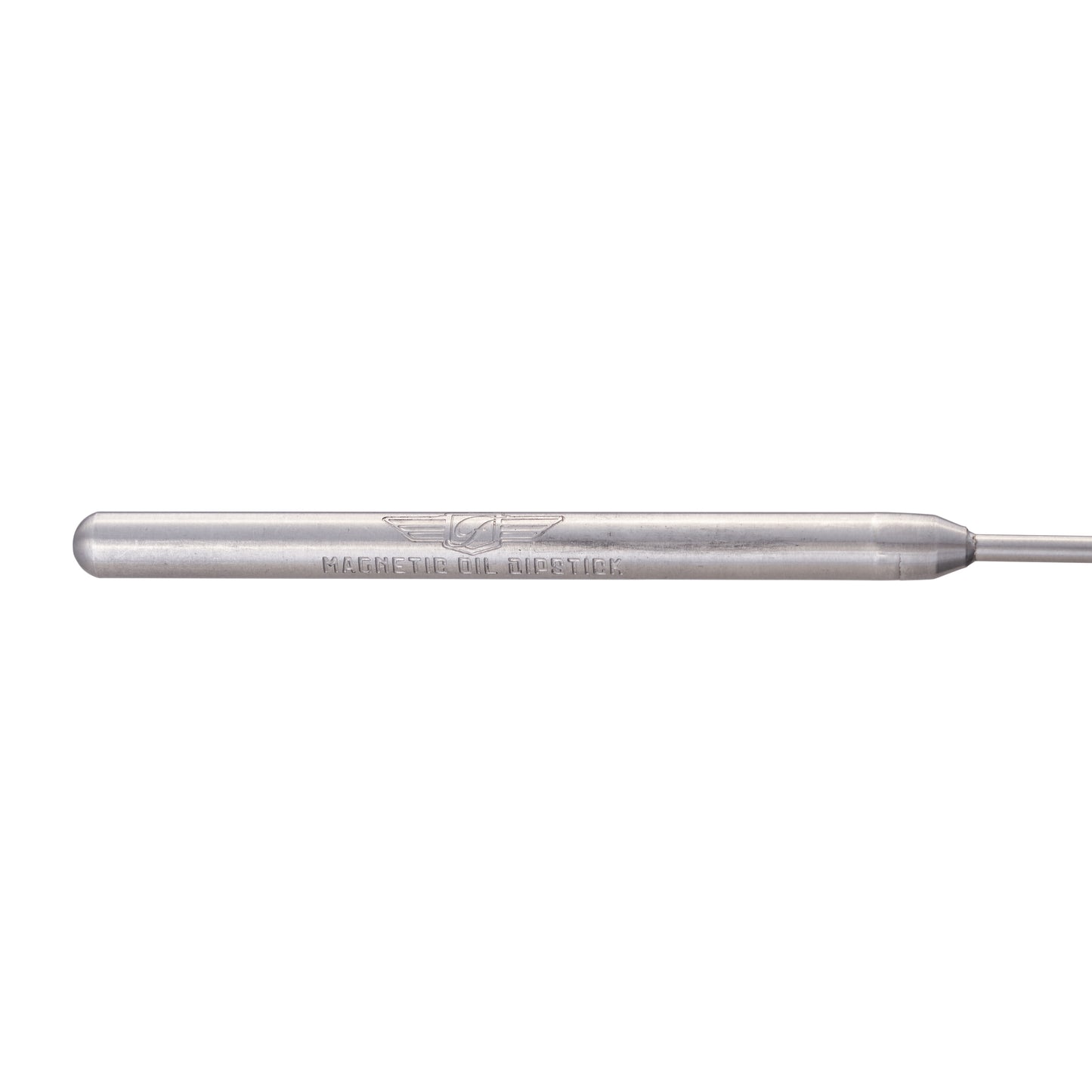 Performance Magnetic Engine Oil Dipstick and Tube for Chevrolet 262-400 Small Block - Curved Gold