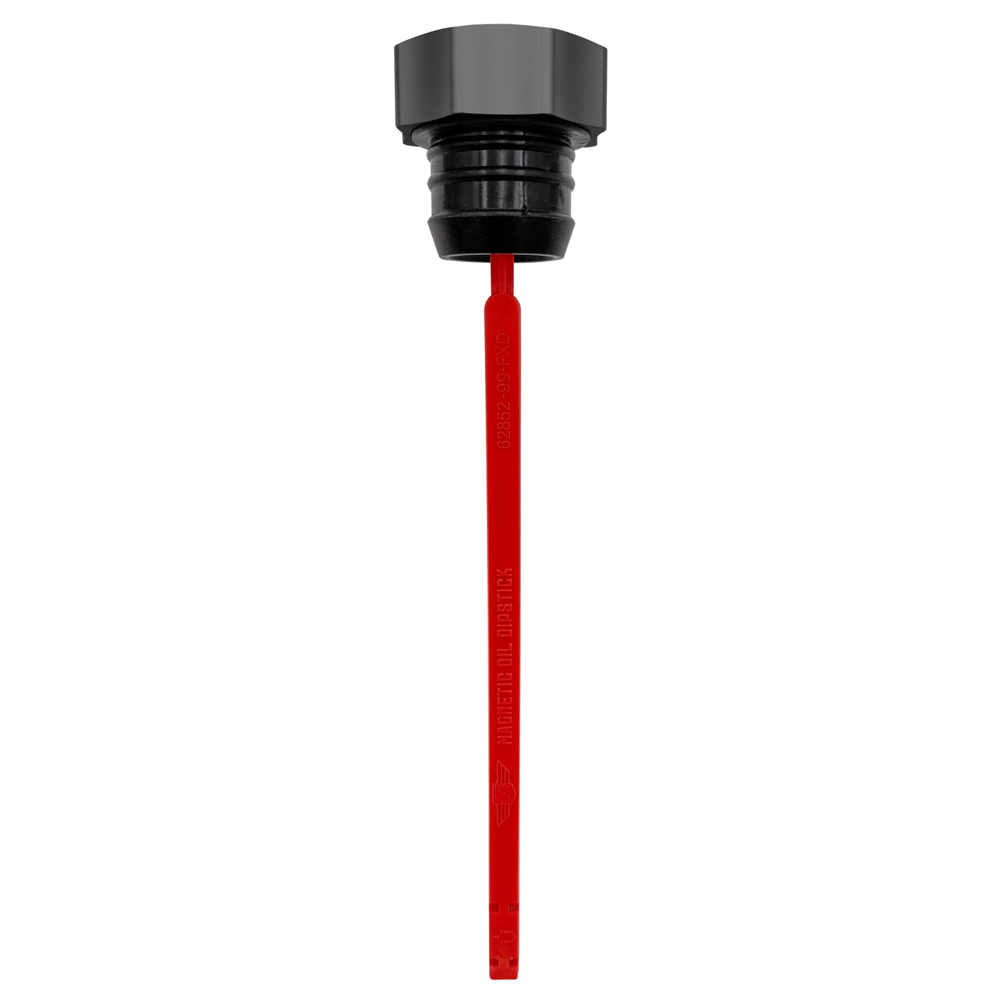 Performance Magnetic Dipstick for Harley-Davidson Dyna (1999-2005) - Curved Black
