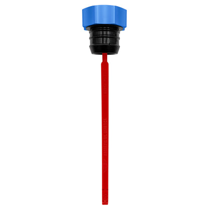 Performance Magnetic Dipstick for Harley-Davidson Dyna (1999-2005) - Curved Blue