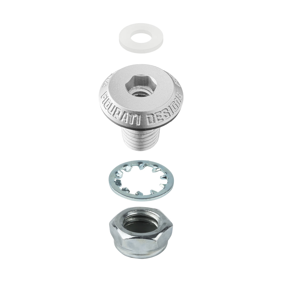 Performance Fender Seat Screw Bushing - Silver