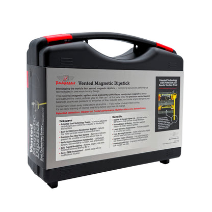 Performance Vented Dipstick for Harley-Davidson Touring M8 (2017-2026) - Knurled Black