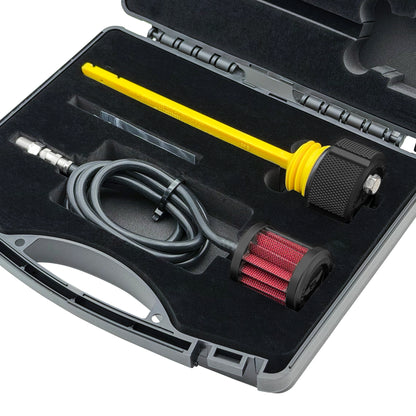 Performance Vented Dipstick for Harley-Davidson Touring M8 (2017-2026) - Knurled Black